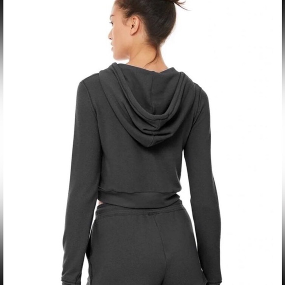 NWT ALO Yoga Cropped Hoodie - Picture 3 of 5